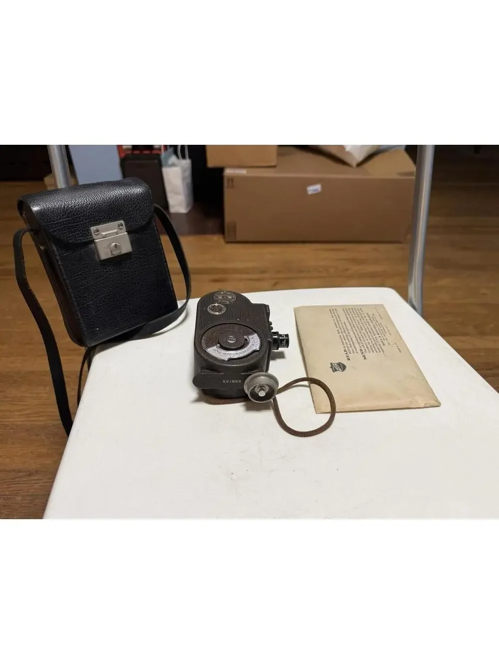 Filmo sportster double run eight bell and howell camera Looks Good , Untested